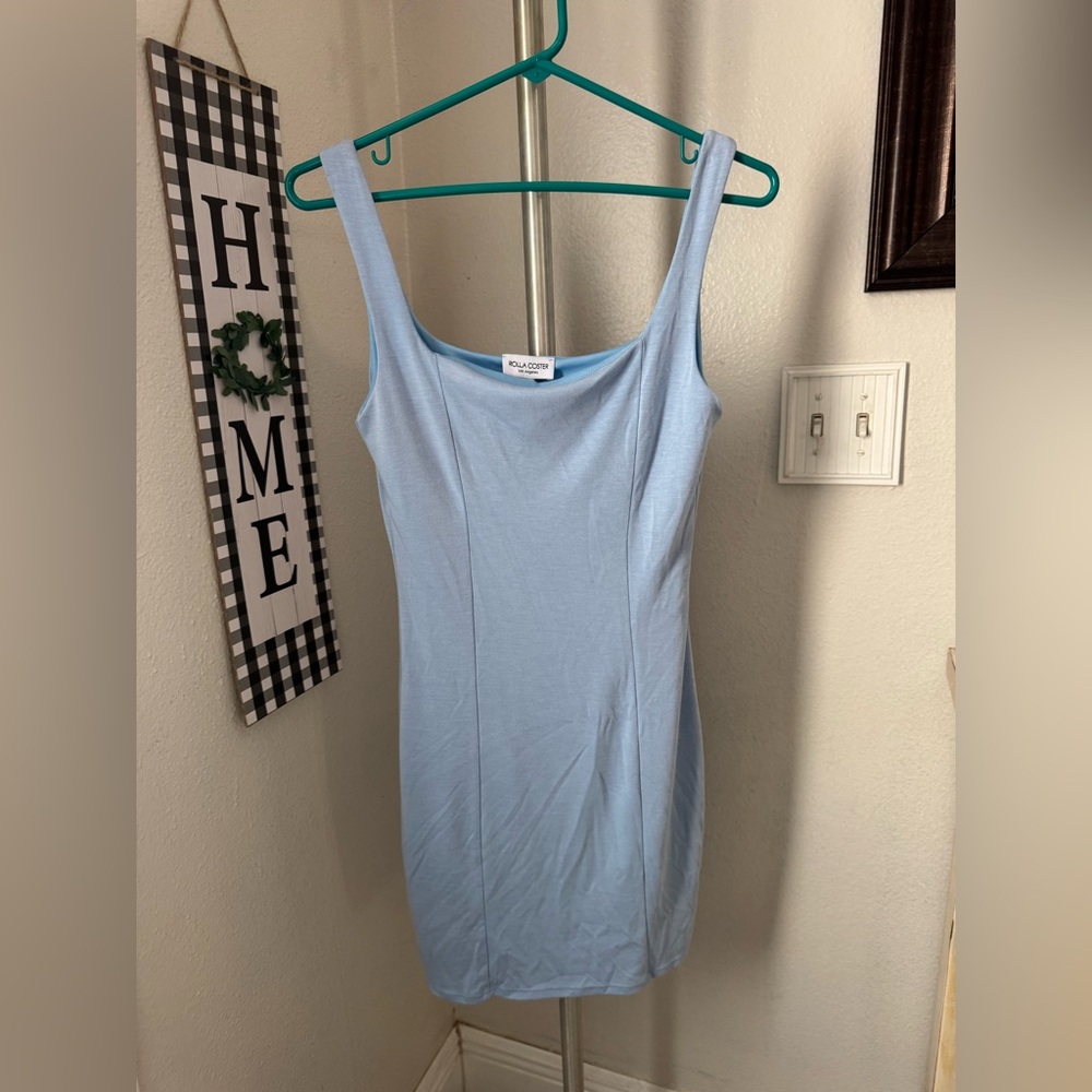 Women's Blue Tank Top Dress